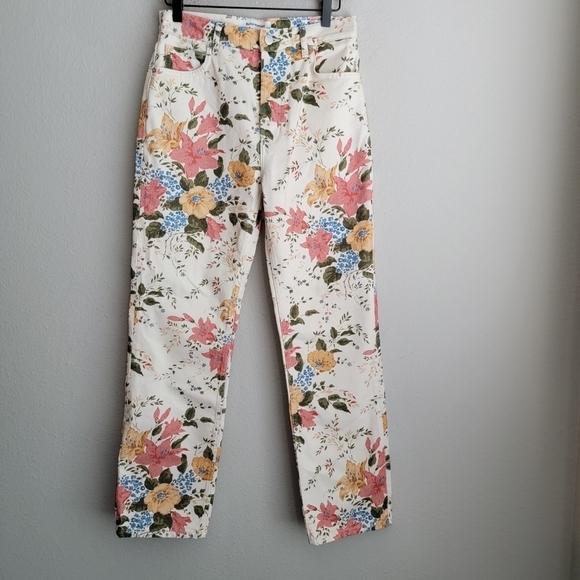 Reformation Cynthia High Rise Straight Jeans in Marie Antoinette size 27 - Picture 1 of 7